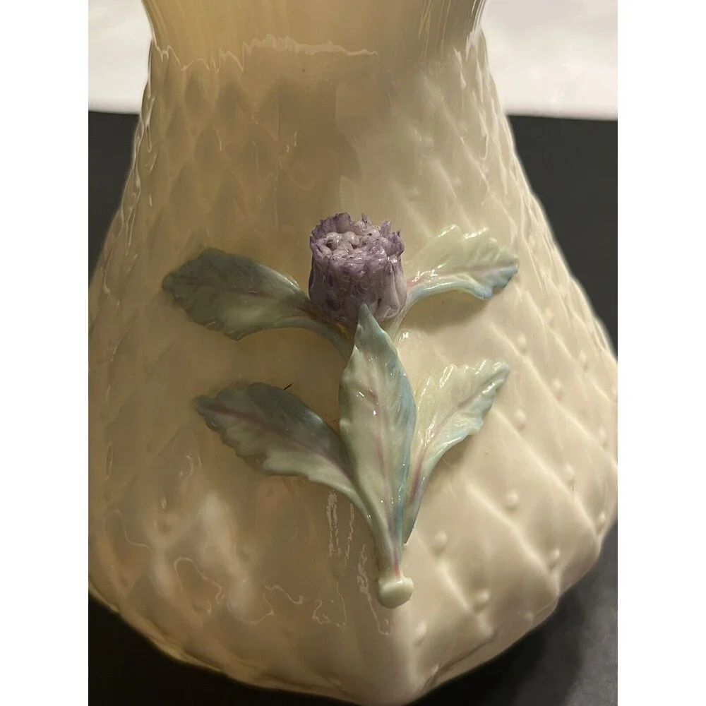 Belleek vtg thistle